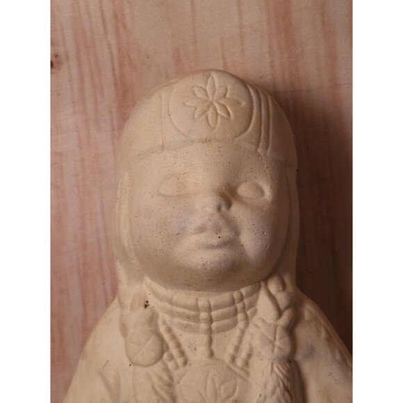 New Ceramic Bisque Ready To Paint Indian Native American GirL - Picture 13 of 13